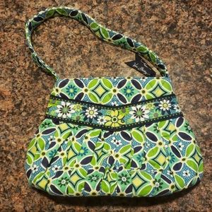 Vera Bradley small purse green daisy daisy print